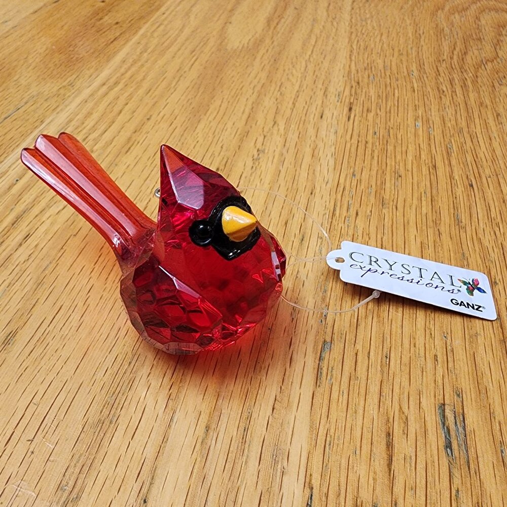 NWT Crystal Expressions Crystal Cardinal Ornament